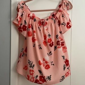 Pink Floral Top